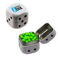 Dice Mint Tin w/ Colored Candy